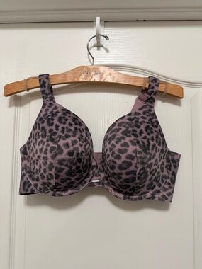 Lane Bryant cacique modern luxe Full coverage bra SZ 38D underwire animal print